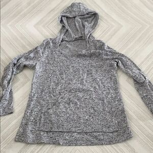 Pinc Premium Black & White Hooded Sweatshirt